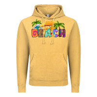 Vintage Mustard beach Vintage Hoodie - RanaPortraitStore