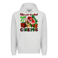 Dove Grey when you are dead inside its Christmas Premium Hoodie - AdoDesignShop