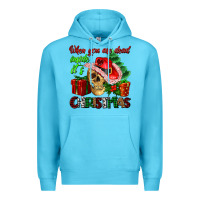 Ocean Blue when you are dead inside its Christmas Premium Hoodie - AdoDesignShop