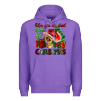 Purple when you are dead inside its Christmas Premium Hoodie - AdoDesignShop
