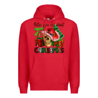 Red when you are dead inside its Christmas Premium Hoodie - AdoDesignShop