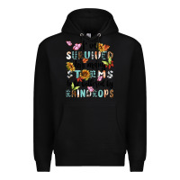 Black ive survived too many storms to bebothered by rain Premium Hoodie - MaliasSmallBusiness