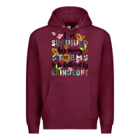 Burgundy ive survived too many storms to bebothered by rain Premium Hoodie - MaliasSmallBusiness