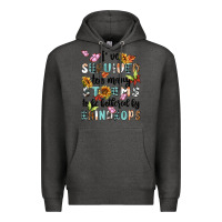 Charcoal Heather ive survived too many storms to bebothered by rain Premium Hoodie - MaliasSmallBusiness