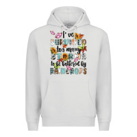 Dove Grey ive survived too many storms to bebothered by rain Premium Hoodie - MaliasSmallBusiness