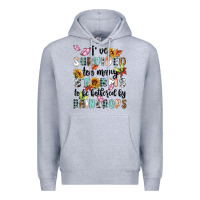 Heather Grey ive survived too many storms to bebothered by rain Premium Hoodie - MaliasSmallBusiness