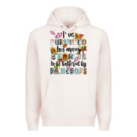Pale Pink ive survived too many storms to bebothered by rain Premium Hoodie - MaliasSmallBusiness