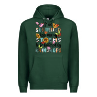Sports Green ive survived too many storms to bebothered by rain Premium Hoodie - MaliasSmallBusiness