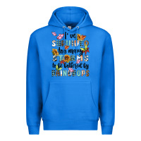 True Royal ive survived too many storms to bebothered by rain Premium Hoodie - MaliasSmallBusiness