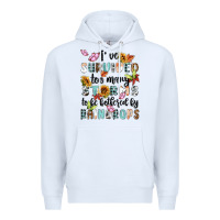 White ive survived too many storms to bebothered by rain Premium Hoodie - MaliasSmallBusiness