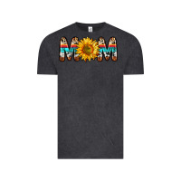 Vintage Black mom sunflower Vintage Tee - Zillion Design Studio