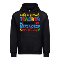 Black only a special teacher can hear what a child can n Urban Hoodie - Artiststas