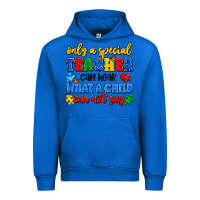 Cobalt only a special teacher can hear what a child can n Urban Hoodie - Artiststas