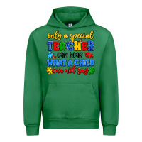 Emerald only a special teacher can hear what a child can n Urban Hoodie - Artiststas