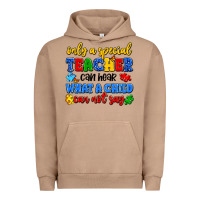 Pigment Burro only a special teacher can hear what a child can n Urban Hoodie - Artiststas