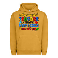 Pigment Peanut Butter only a special teacher can hear what a child can n Urban Hoodie - Artiststas