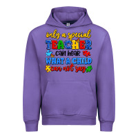 Tulip only a special teacher can hear what a child can n Urban Hoodie - Artiststas