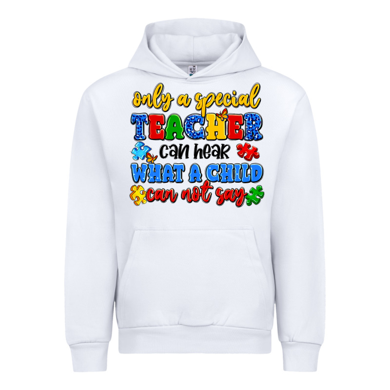 Only A Special Teacher Can Hear What A Child Can N Urban Hoodie by Artiststas | Teevron