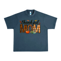 Midnight Navy thankful mom Urban Heavy Tee - texasbilliewilder