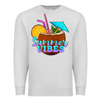 Dove Grey summer vibes coconut drink Premium Sweatshirt - Jasminsmagicworld