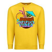 Lemon summer vibes coconut drink Premium Sweatshirt - Jasminsmagicworld