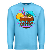 Ocean Blue summer vibes coconut drink Premium Sweatshirt - Jasminsmagicworld