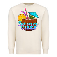 Sandshell summer vibes coconut drink Premium Sweatshirt - Jasminsmagicworld