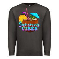 Smoke summer vibes coconut drink Premium Sweatshirt - Jasminsmagicworld