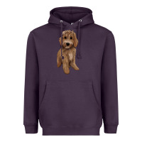 Plum maltipoo Heavyweight Hoodie - BarkalooDesign