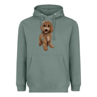 Sage maltipoo Heavyweight Hoodie - BarkalooDesign