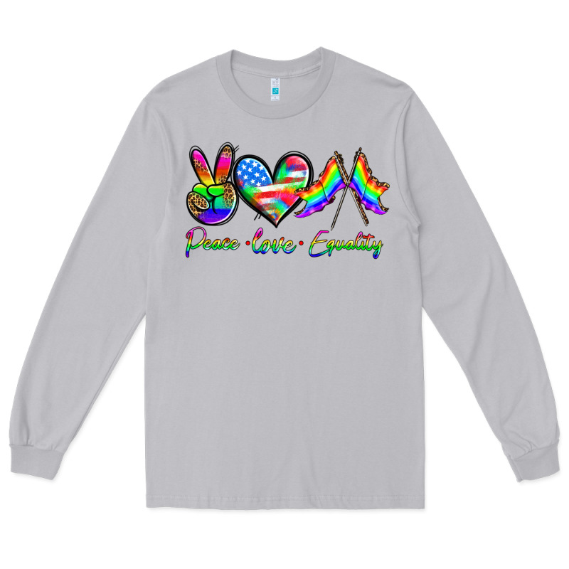 Peace Love Equality Long Sleeve Tee by HRA Design Shop | Teevron