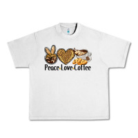 Lunar Rock peace love coffee Urban Heavy Tee - BarkalooDesign