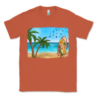 Copper beach background Classic Tee - HRA Design Shop