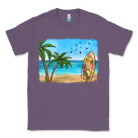 Lavender beach background Classic Tee - HRA Design Shop