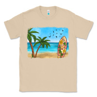 Mushroom beach background Classic Tee - HRA Design Shop
