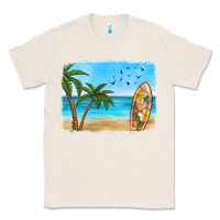 Natural beach background Classic Tee - HRA Design Shop