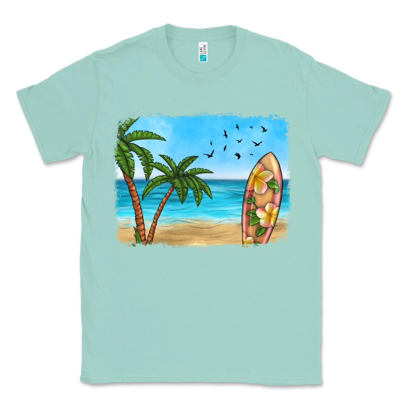Beach Background Classic Tee by HRA Design Shop | Teevron