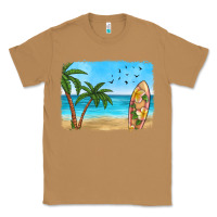 Toasted Coconut beach background Classic Tee - HRA Design Shop