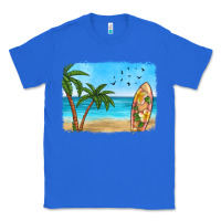 True Royal beach background Classic Tee - HRA Design Shop