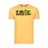 Vintage Mustard st patricks day gnomes shamrock horseshoes love Vintage Tee - RanaPortraitStore