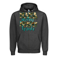 Charcoal Heather mama mom mommy bruh with arrow Zipper Hoodie - AdoDesignShop