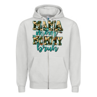 Dove Grey mama mom mommy bruh with arrow Zipper Hoodie - AdoDesignShop
