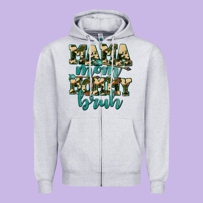 Mama Mom Mommy Bruh With Arrow Zipper Hoodie Designed By Adodesignshop