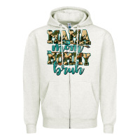 Oatmeal Heather mama mom mommy bruh with arrow Zipper Hoodie - AdoDesignShop