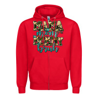 Red mama mom mommy bruh with arrow Zipper Hoodie - AdoDesignShop