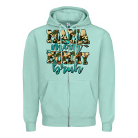 Seafoam mama mom mommy bruh with arrow Zipper Hoodie - AdoDesignShop