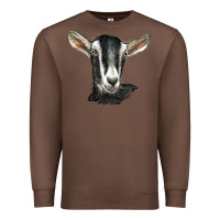 Chestnut alpine goat head Premium Sweatshirt - LillyAllenDesigns