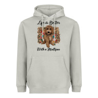 Moon Dust life is better with a maltipoo Heavyweight Hoodie - BarkalooDesign