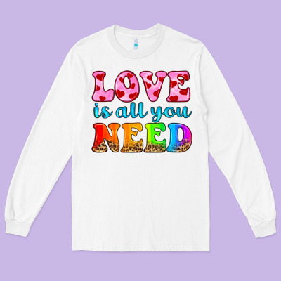 Love Is All You Need Long Sleeve Tee Designed By Hra Design Shop