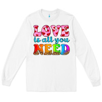 White love is all you need Long Sleeve Tee - HRA Design Shop